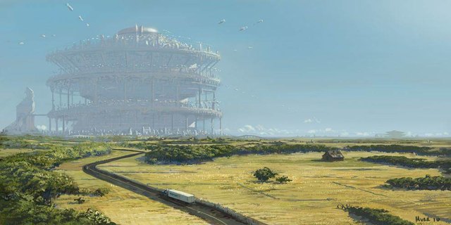 Vincze Miklós fasst eine Reihe von Vorschlägen für ultrahochdichte Städte zusammen, die in einzelne Gebäude gebaut werden, beginnend mit einer, die ich noch nie gesehen habe | Foto: http://io9.com/these-futuristic-cities-are-housed-inside-a-single-gig-472987873?utm_source=feedly