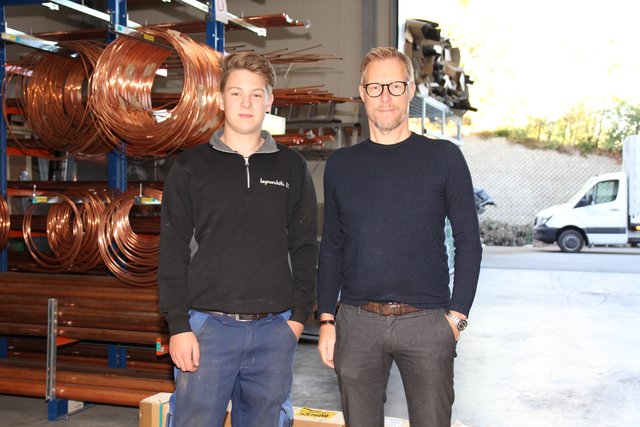 Kältetechniker: Pascal Feil und Michael Karner