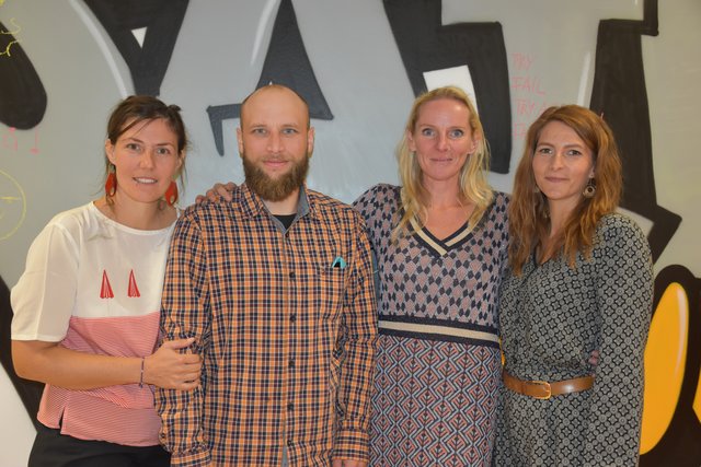 Sind für das Jugendcoaching im Bezirk Innsbruck Land zuständig (v.l.): Claudia Tischler, Tassilo Niemetz, Bettina Wille und Nicol Duda