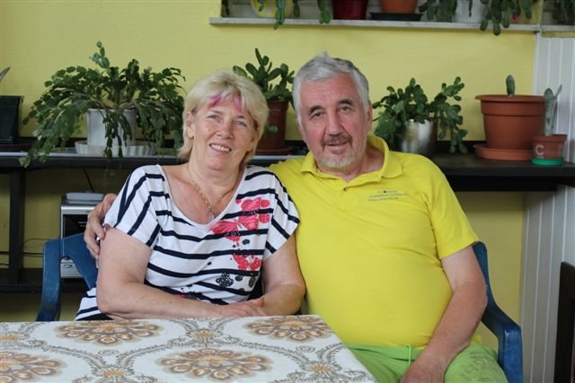 Irene Pesti und ihr Ehemann, glücklich verheiratet. | Foto: privat