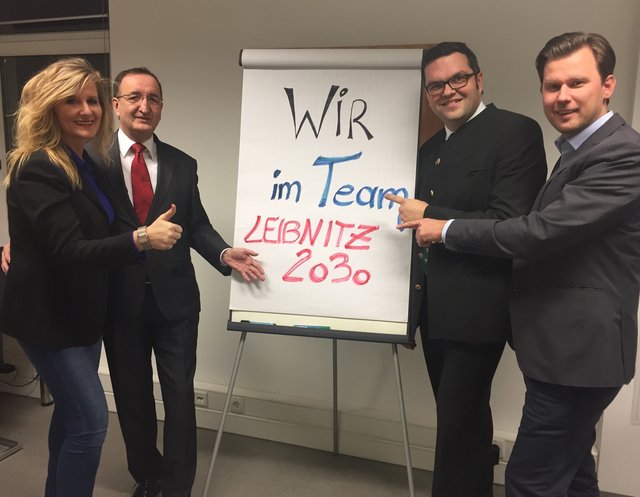 Wie soll sich die Stadt Leibnitz bis 2030 und darüber hinaus entwickeln? In einer parteiübergreifenden Presseaussendung im Jänner 2017 appellierten Vizebürgermeister Gerald Hofer, Stadtrat Daniel Kos, Gemeinderätin Manuela Kittler und Gemeinderat Walter Lesky an alle Leibnitzer, diese Chance wahrzunehmen. In Zukunft werden das Bürgerforum und die ÖVP Leibnitz fusionieren. | Foto: KK