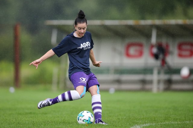 <f>Mittlerweile spielt </f>Wegscheider als Außenverteidigerin bei den Carinthians Soccer Women | Foto: KK/Carinthians Soccer Women