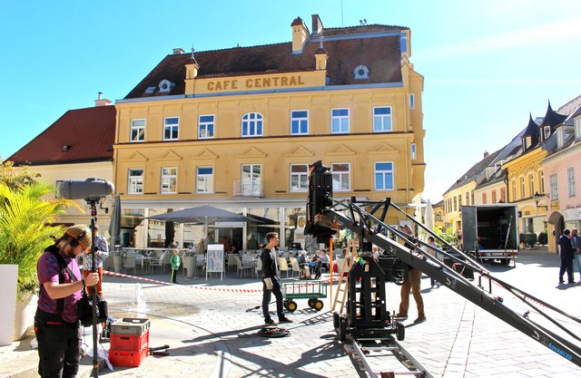 Hauptplatz Drehpause