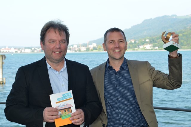 Franz Spreitz und Lukas Pawek , die Autoren von "Autarkie - Leben in Freiheit“