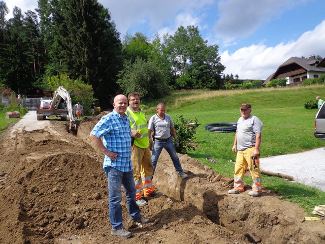 Sorgten für eine zügige Umsetzung des Projektes: GF Manfred Boschitsch (l.) und die Firma Beyer