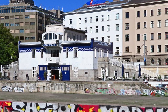 Das Schützenhaus hat nichts mit Tirolern oder sonstigen Schützen zu tun, sondern es diente ursprünglich als Schleusengebäude der Wehr im Donaukanal, in welchem die Schütze, das sind Bestandteile der Wehranlage, aufbewahrt wurden.