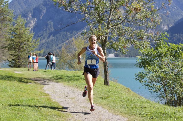 Andrea Weber war die schnellste Dame des Tages. | Foto: SV Reutte