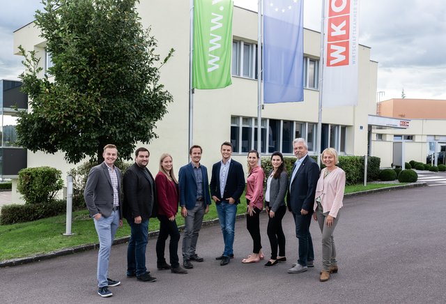 Marcel Stallinger, Stefan Falkner, Christine Niedersüß, Andreas Eder, Andreas Höllinger, Gudrun Felhofer, Iris Mayrhofer, Herbert Mairhofer, Gertraud Engleder (nicht am Foto: Vera Groiss). | Foto: Foto: Klemens Reischl