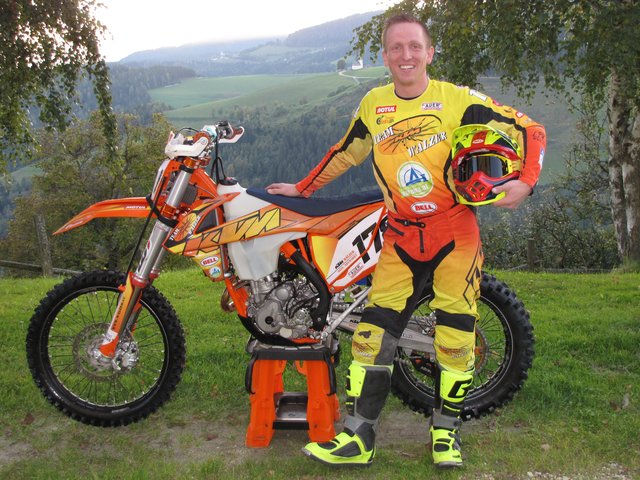 Daniel Frenkenberger aus Lamm wurde auf seiner KTM 250 EXC-F heuer Vizestaatsmeister und blickt bereits optimistisch in die neue Saison | Foto: Steinwender