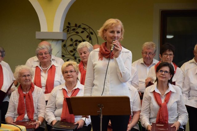 Birgit Pech präsentiert ihren "Chorklang Weinviertel"