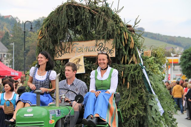 Waldheimat Werk, Winzerzug Weinlesefest, Brauchtumsumzug, Gamlitz