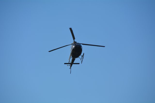 Mit der Heli Line konnte man im Helikopter eine Runde über das Mostviertel drehen.