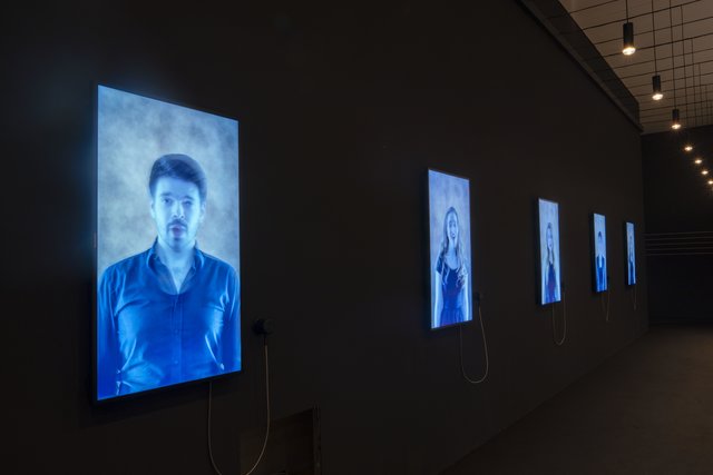 Ausstellungsansicht – Morphing-Videos | Foto: Salzburg Museum