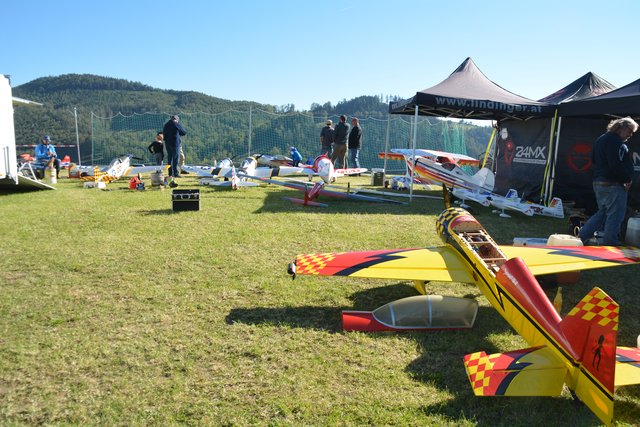 Die Mitglieder des MFC Eisenstraße zeigten beim Mostfliegen in Gseng ihr Können.