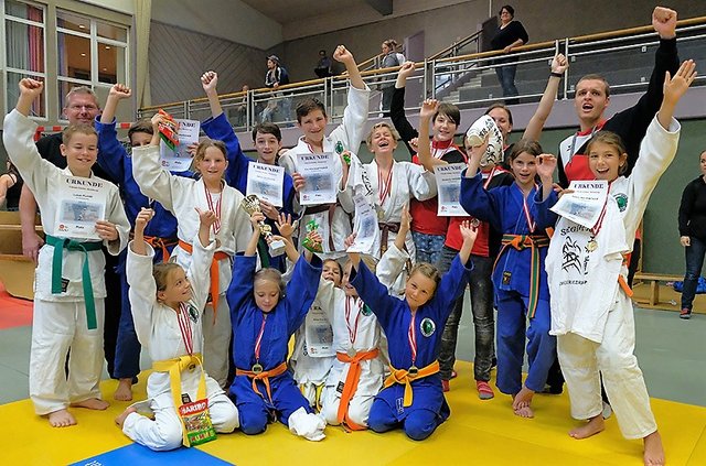 Gallneukirchens Judoka jubeln | Foto: SVG