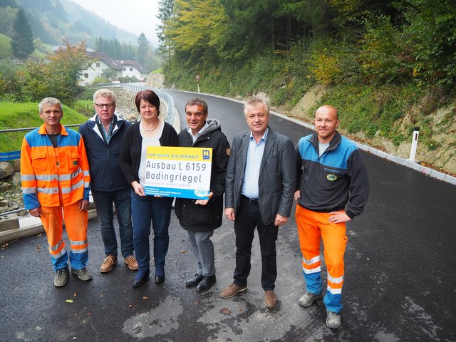 Leopold Weißinger, Martin Bauer, Waltraud Stöckl, Anton Erber, Franz Stiedl und Martin Schagerl waren vor Ort. | Foto: Gemeinde Bodingriegel