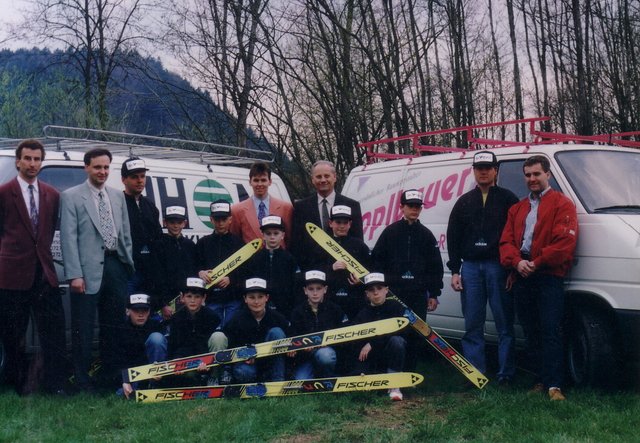 Die neue Mannschaft im Jahr 1992.
