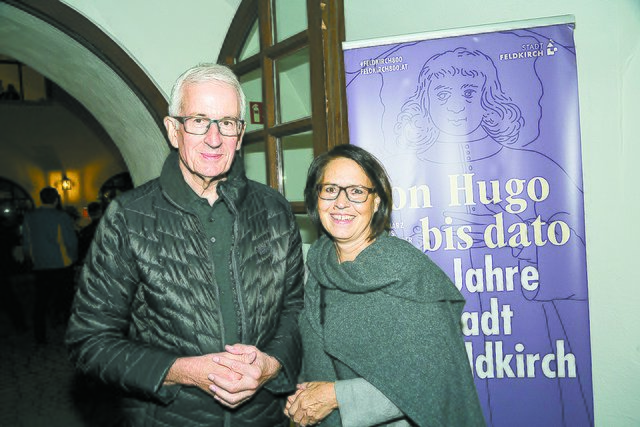 Bgm. Wilfried Berchtold mit Sabine.
 | Foto: Dietmar Mathis