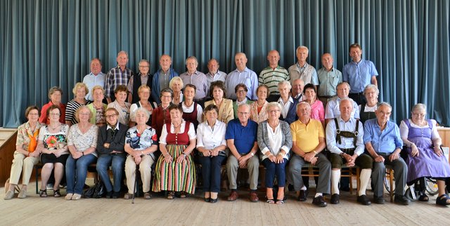 Der Jahrgang 1938 bis 1942 in Geiersberg. | Foto: Hosner