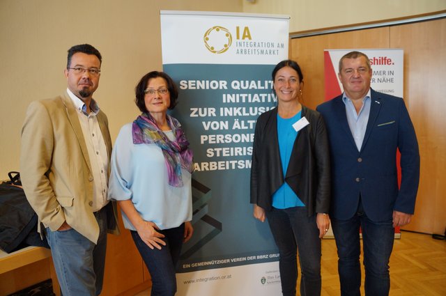 Gerhard Flor, Roswitha Pichler, Martina Schröck und Franz Hansbauer waren die Referenten. | Foto: Almer