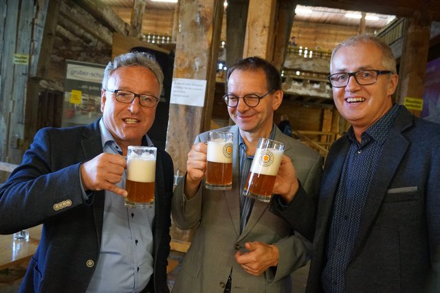 Heinrich Schellhorn, Peter Gabriel, Günther Hinterholzer.