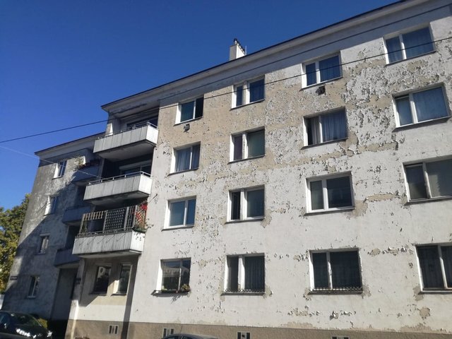 Das Haus in der Mitisgasse 36 wird, so Wiener Wohnen, ab Dezember saniert.