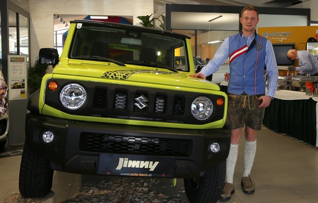 Mit dem neuen Hit "Jimmy", Verkäufer Andreas Geisler.