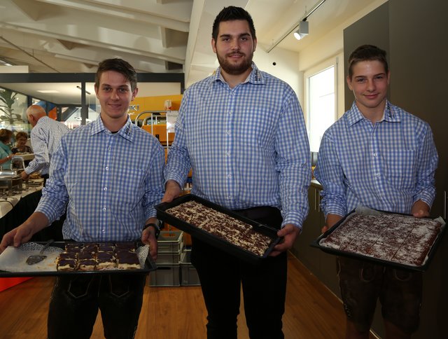 Die drei Manda für das Süsse.