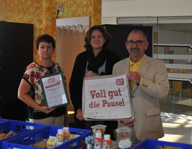 Auszeichnung für die "voll gute" Schuljause