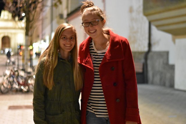 Fotographen Andrea und Mirjam beim Barmherzigkeits-Abend