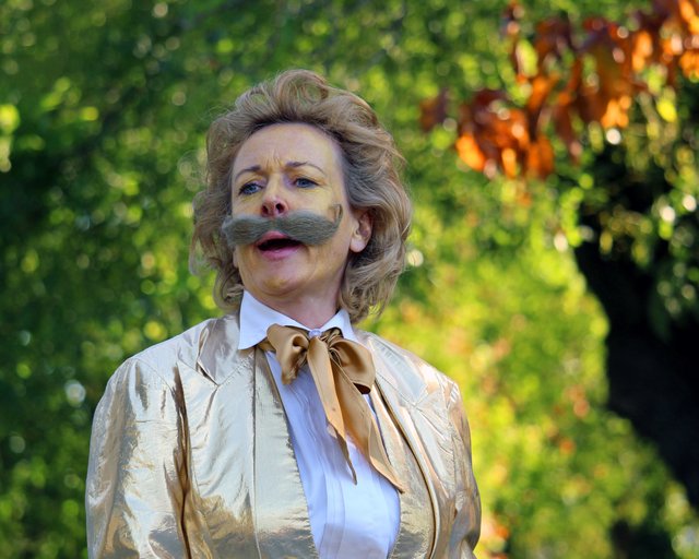 Elisabeth Wolf als Johann Strauss | Foto: Peter Markl