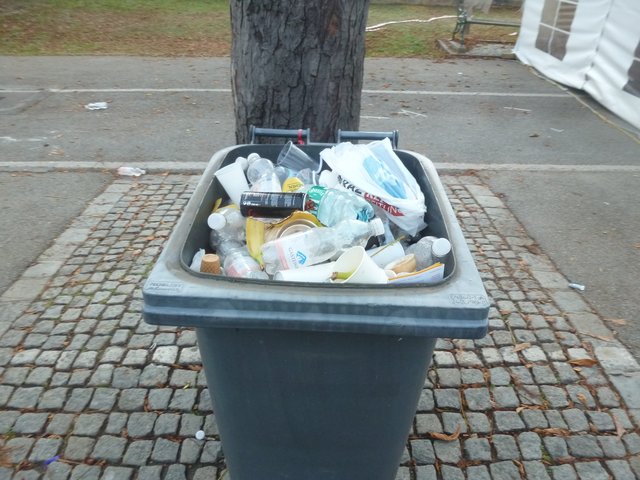 Zwei Bananenschalen verhindern die LVP-Herrschaft in der Restmülltonne... 