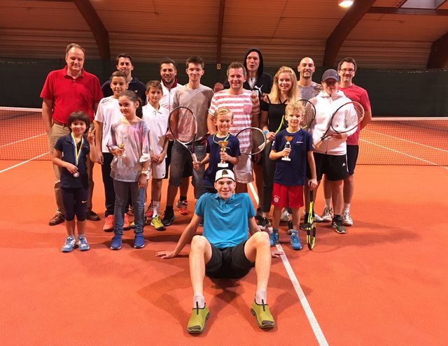 Der neue Clubmeister im Einzel und Doppel: Marius Lechner