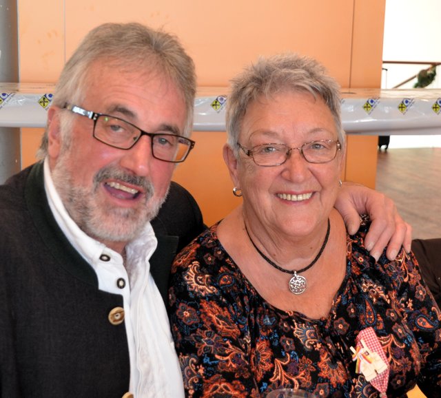 Foto: Aus dem Gössgraben schauten Sepp Pleßnitzer und Maria Pucher vorbei