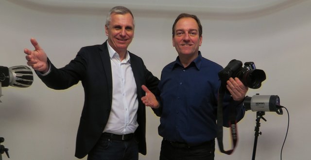 Michael Limani und Gerhard Fally (v.l.) haben die Socialgrafie entwickelt, um ihre Kunden zum Strahlen zu bringen.