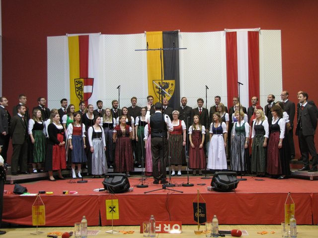 Der "Chor der Kärntner in Graz" war der Abräumer des Abends. Sowohl für das Finale qualifiziert, als auch den Publikumspreis ergattert.