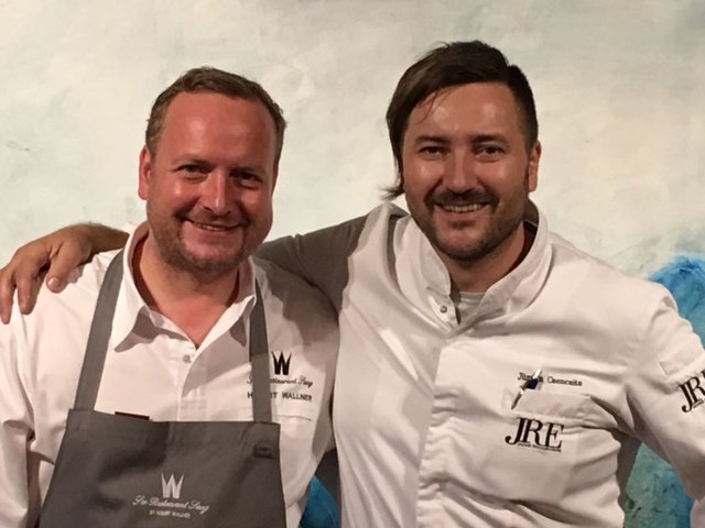 Hubert Wallner und Jürgen Csencsits zauberten gemeinsam kulinarisch.