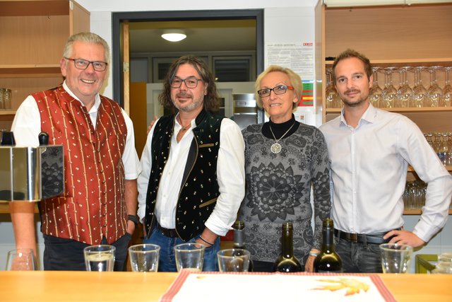Kurt, Reinhold, Marianne und Fabian (v. li.)