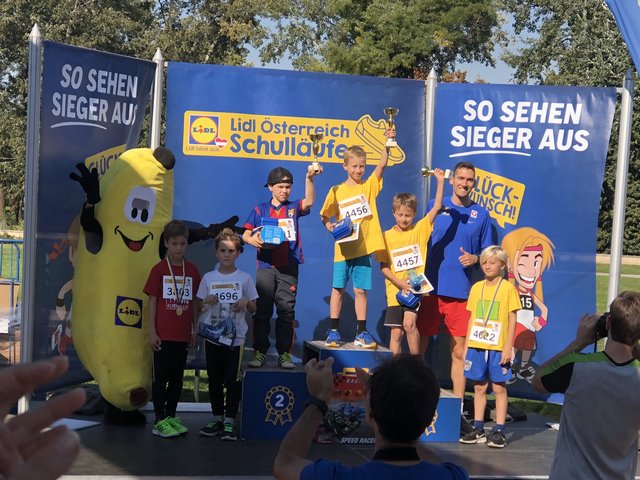 Die Burschen der 3.Klasse belegten super Ränge.