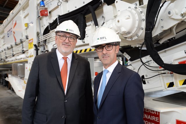 Andreas Matthä (ÖBB) und Herbert Decker (MFL, v. l.).