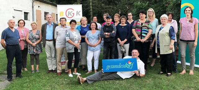 Potzneusiedl ist bereit, ein "Gesundes Dorf" zu werden.