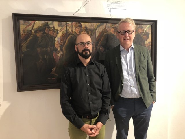 Wolfram Dornik (l.) und Otto Hochreiter sind Experten für die Grazer Stadtgeschichte.
Dornik betont: "Hochwasser und große Brandereignisse waren in Graz nach 1900 nicht zu vermelden." Und Hochreiter meint dazu: "Die Pogromnacht jährt sich heuer zum 80. Mal. Der Zweite Weltkrieg forderte in Graz viele Opfer."