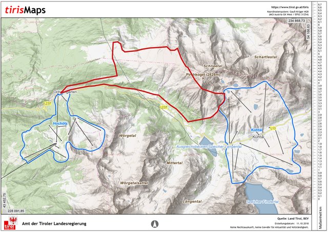 Geplanter Skigebietszusammenschluss Hochoetz-Kühtai über Schafjoch und Feldringer Böden. Die Feldringer Böden sind ein weitgehend naturbelassenes Hochplateau westlich von Kühtai auf 2.000 m Seehöhe. Durch die gute Erreichbarkeit und die lawinensichere Lage ist das Gebiet bei Familien und Tourengehern äußerst beliebt. Eine skitechnische Erschließung und Nutzung mit fünf Liften und einer Talabfahrt würde der Natur schweren Schaden zufügen. Dass Projekte wie dieses mit dem neuen TSSP Wirklichkeit werden könnten, steht für den Alpenverein außer Zweifel.
