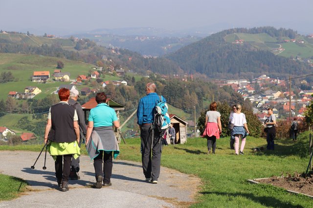 Herrliche Ausblicke auf die Schilchergemeinde Ligist bei Traumwetter