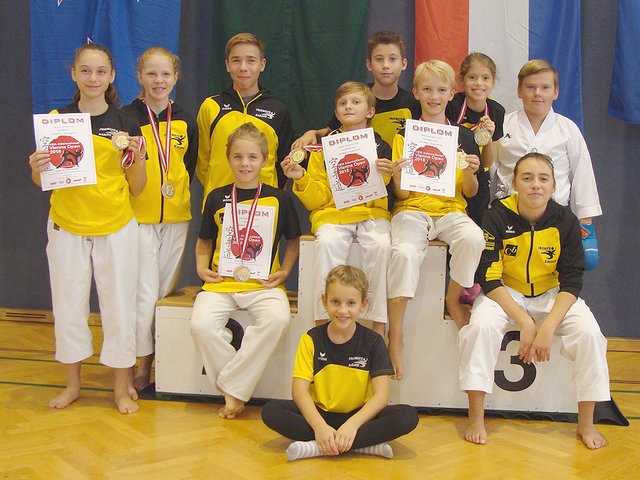 Die jungen Frieways Athleten hatten nach den Bewerben beim Vienna Open allen Grund zur Freude.