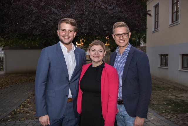 Thomas Steiner jun., Ana Bojovic, Patrik Fazekas in Schützen