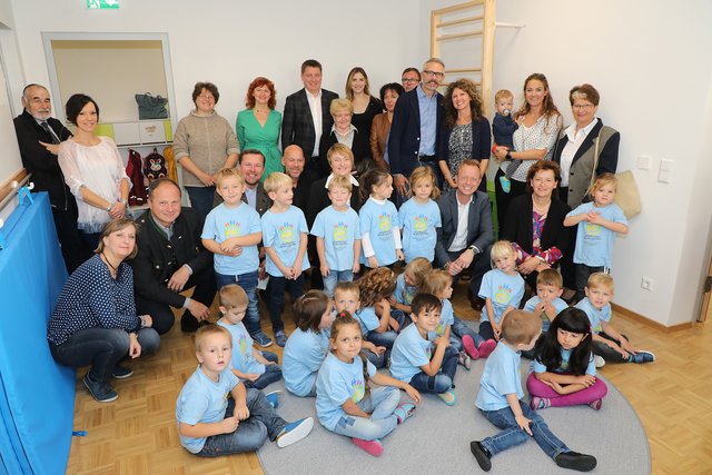 Eröffnungsfeier: Am Standort des Kindergartens Sonnenschein werden Kinder ab 24 Monaten betreut