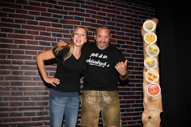 Claudia Sadlo und Cengiz Öztunc, Finalisten des "Sprössling 2017".