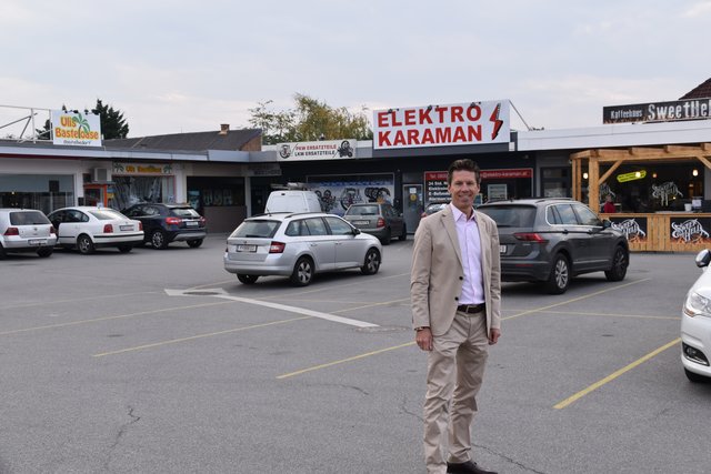 Wilhelm Davidhazy, Geschäftsführer des Einkaufscenter Tardi in Strasshof. | Foto: Potmesil