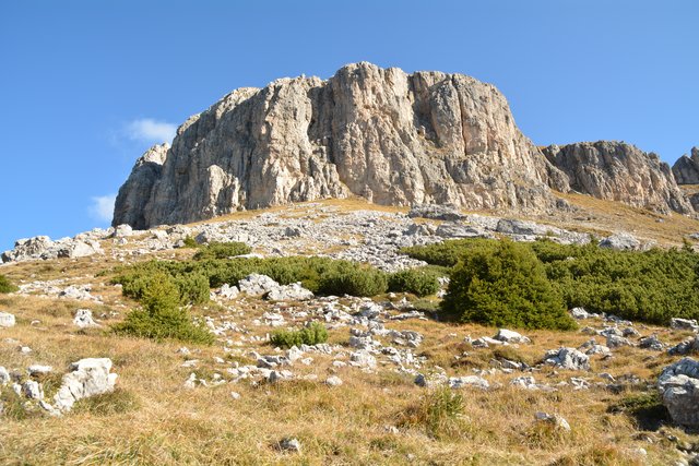 Eine gemütliche Wanderung am Fuße des 3.004 Meter hohen Rosengartens im Eggental.